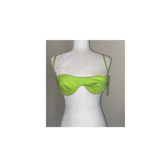 Urban Outfitters Out from Under Bright Green Corduroy Bra 32 34A M New - Picture 7 of 7